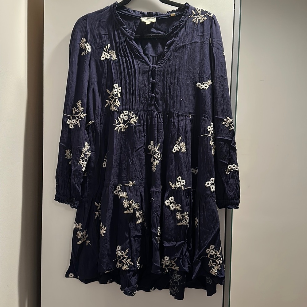 Fat face mini boho dress